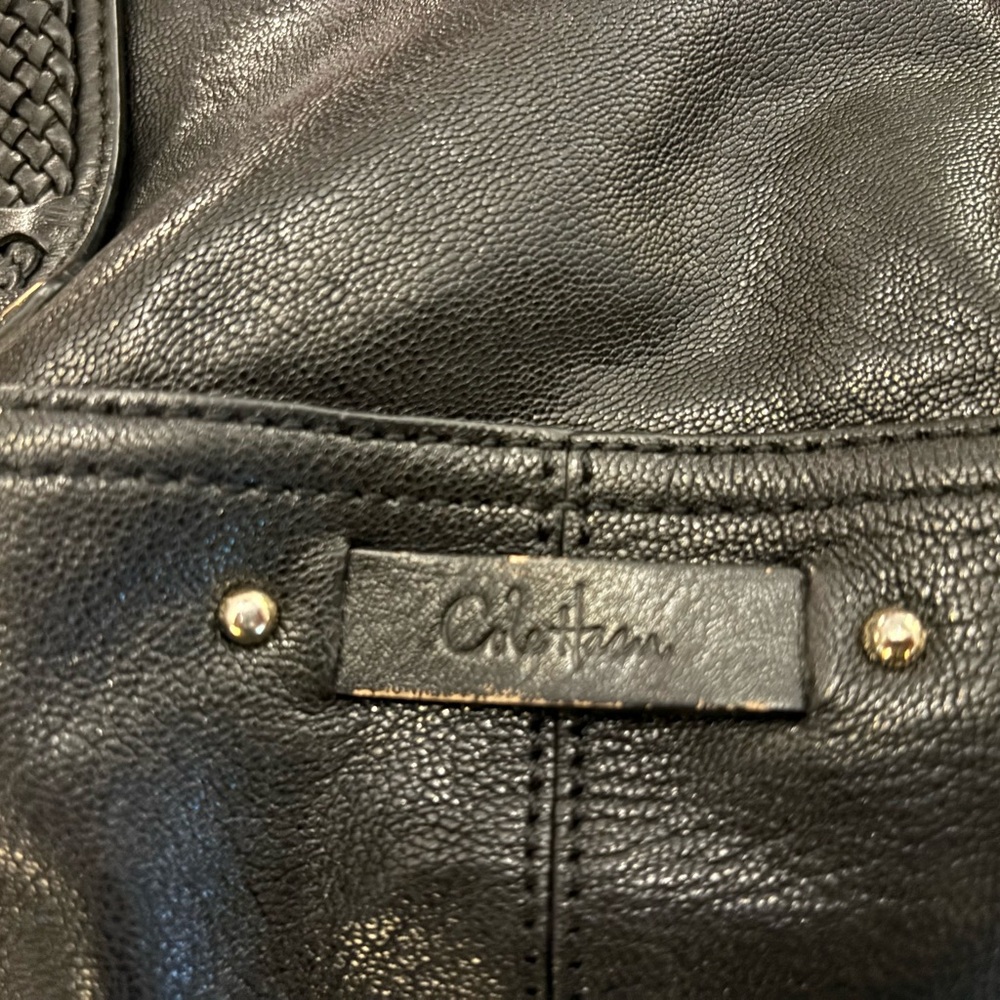 Cole Haan Camden Devin Black Leather Tote‎ Bag Crossbody - Picture 5 of 11
